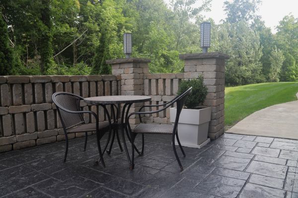 Concrete Patio Stamping in Brentwood